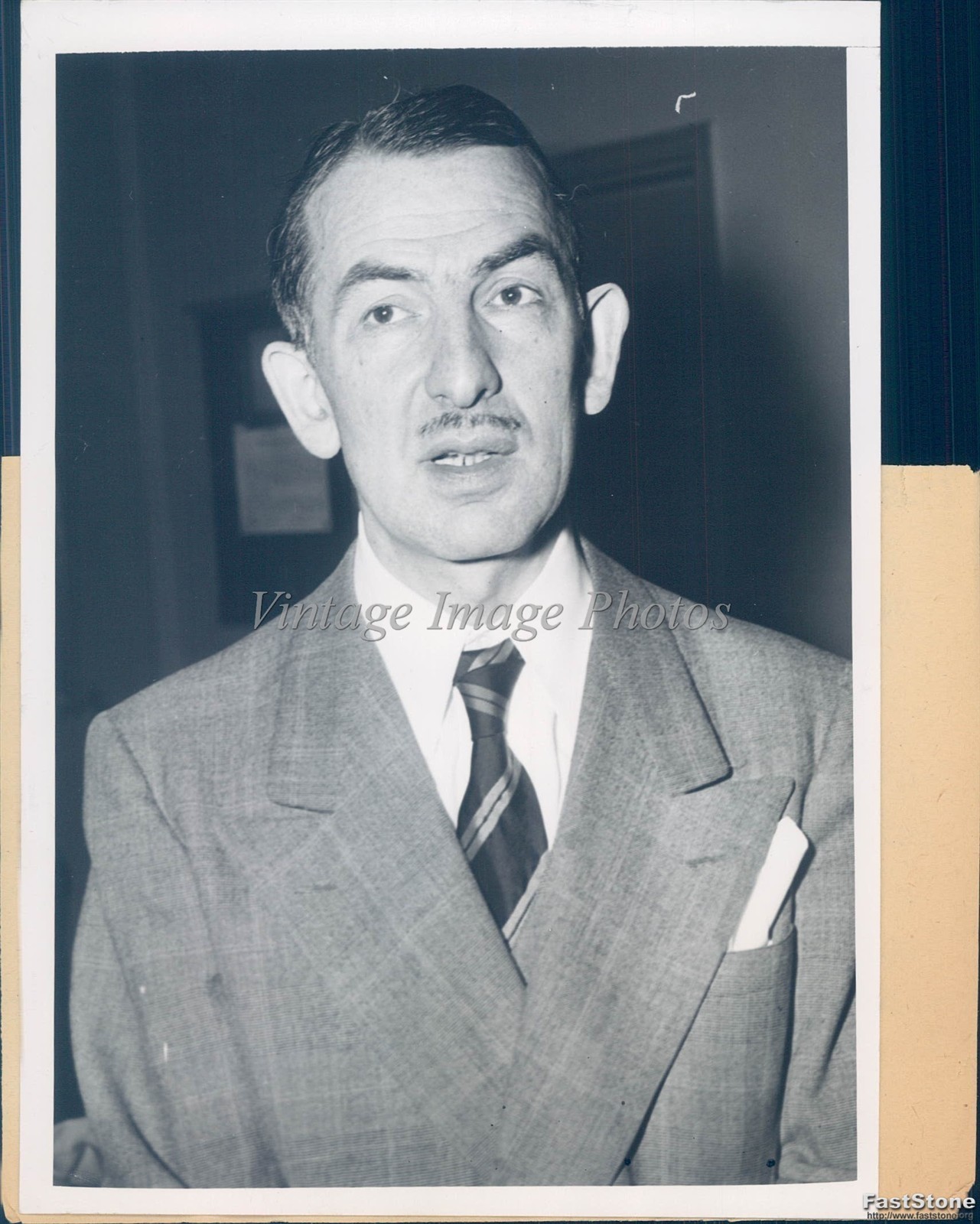 1950 New York City Jacob Grumet Ccny Basketball Scandal Historic Press Photo 5x7