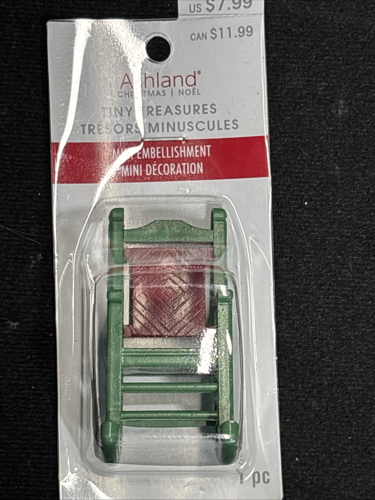 Ashland Christmas Noel tiny treasures rocking chair 3\