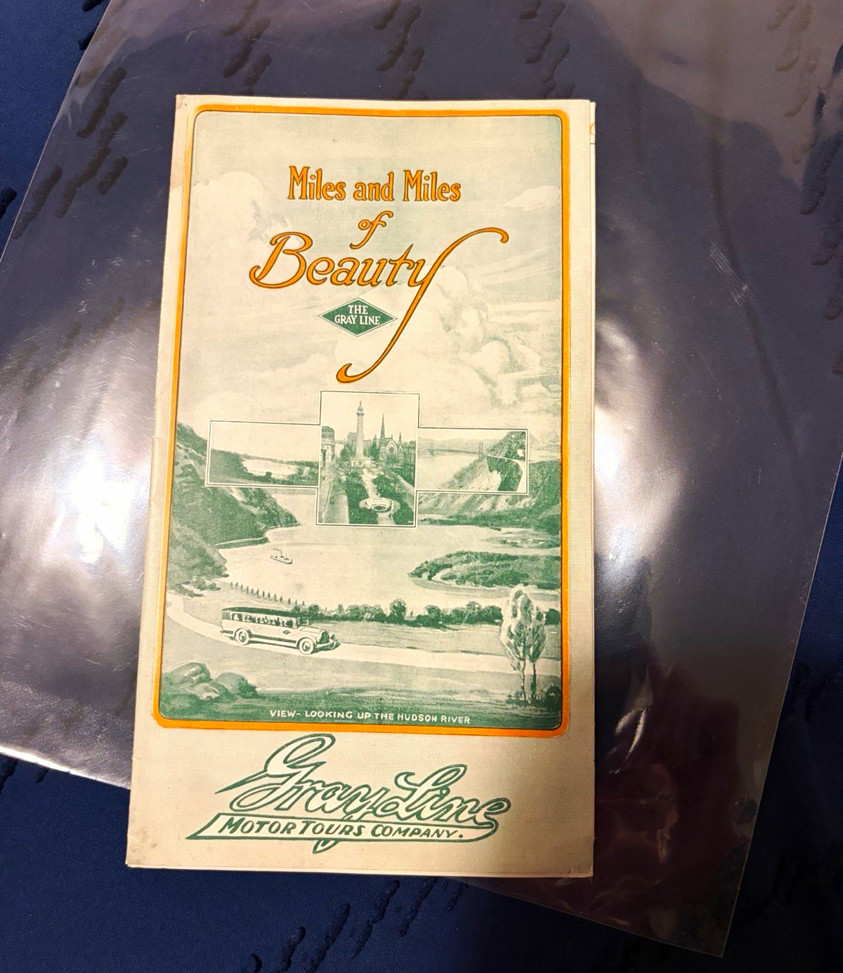Gray Line Motor Tours 1925 Travel Brochure/Map \