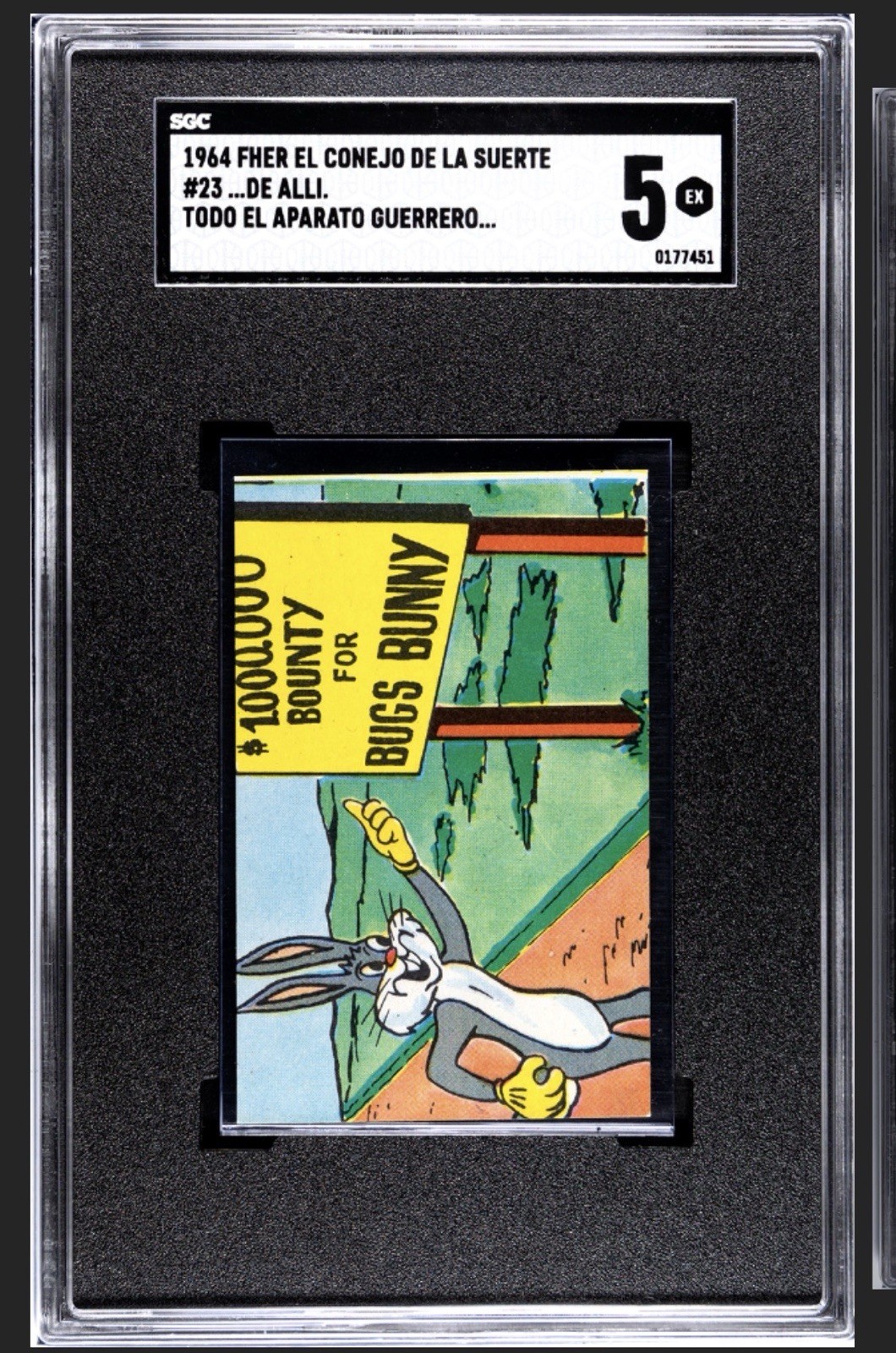 1964 Fher Warner Bros. Bugs Bunny El Conejo De La Desuerte #23 $1,000,000 SGC 5