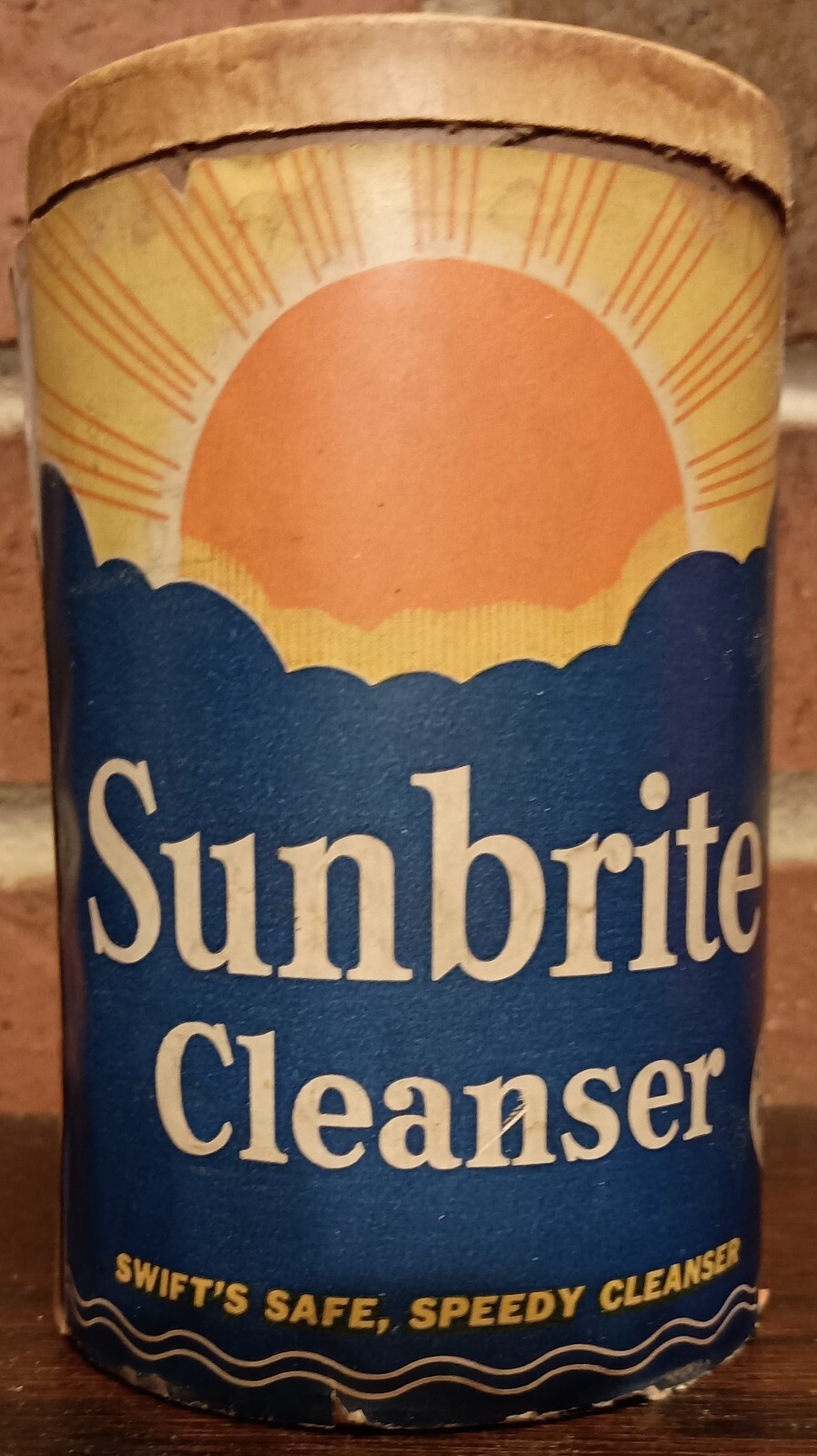 Vintage Unopened Early Advertising Cleanser Can. Sunbrite Cleanser Collectible Vintage Unopened Early Advertising Cleanser Can. Sunbrite Cleanser Collectible