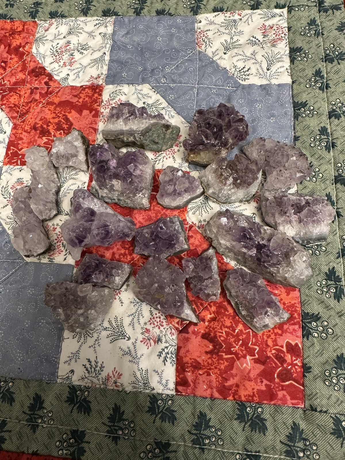 1.5 Pounds of Amethyst Crystal Geode Pieces 1.5 Pounds of Amethyst Crystal Geode Pieces