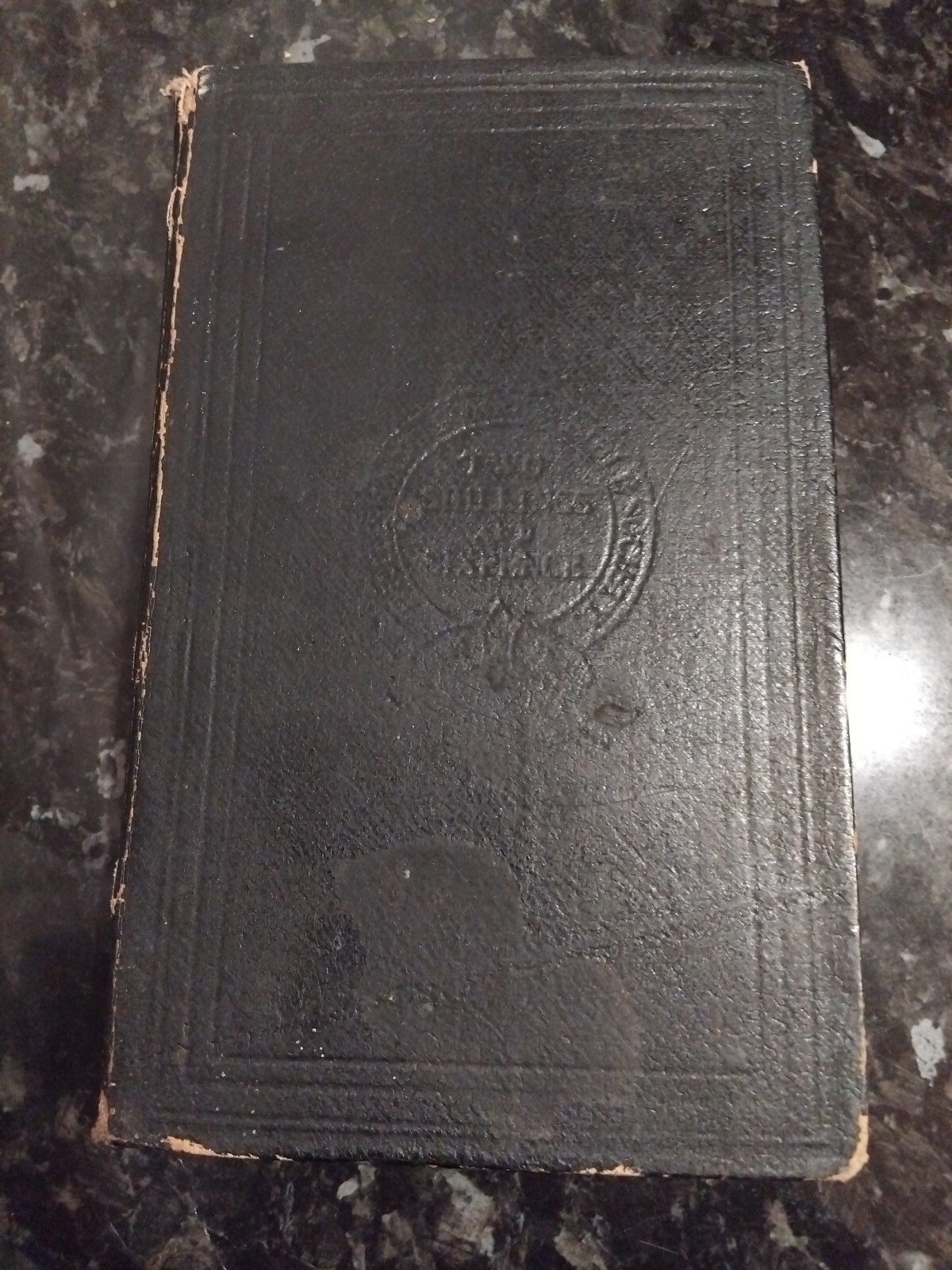 Two SHILLINGS AND SIXPENCE  1804 ANTIQUE  HOLY BIBLE Excellent Condition 