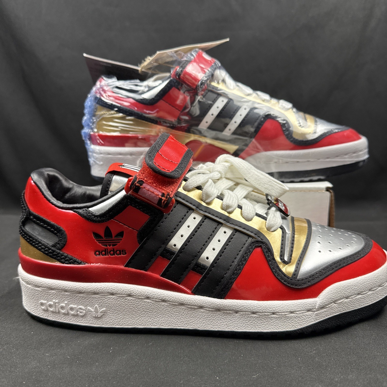 Adidas Forum Low The Simpsons Duff Beer Sneakers Size 5 NWT Wrapped Adidas Forum Low The Simpsons Duff Beer Sneakers Size 5 NWT Wrapped