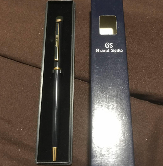 Grand Seiko GS Ballpoint Pen – Vintage Promotional Item – Rare Non-Sale Gift – B