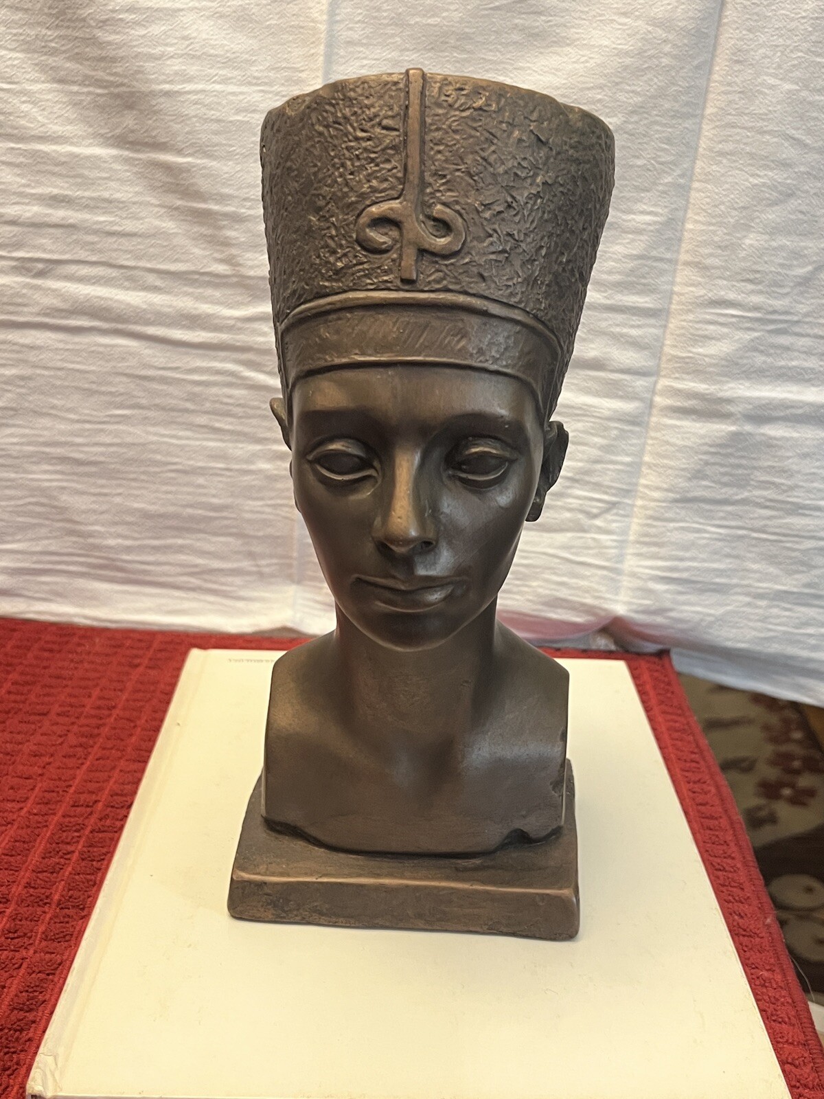 Vintage Bust of Egyptian Queen Nefertiti by Austin Productions, Inc. 1961