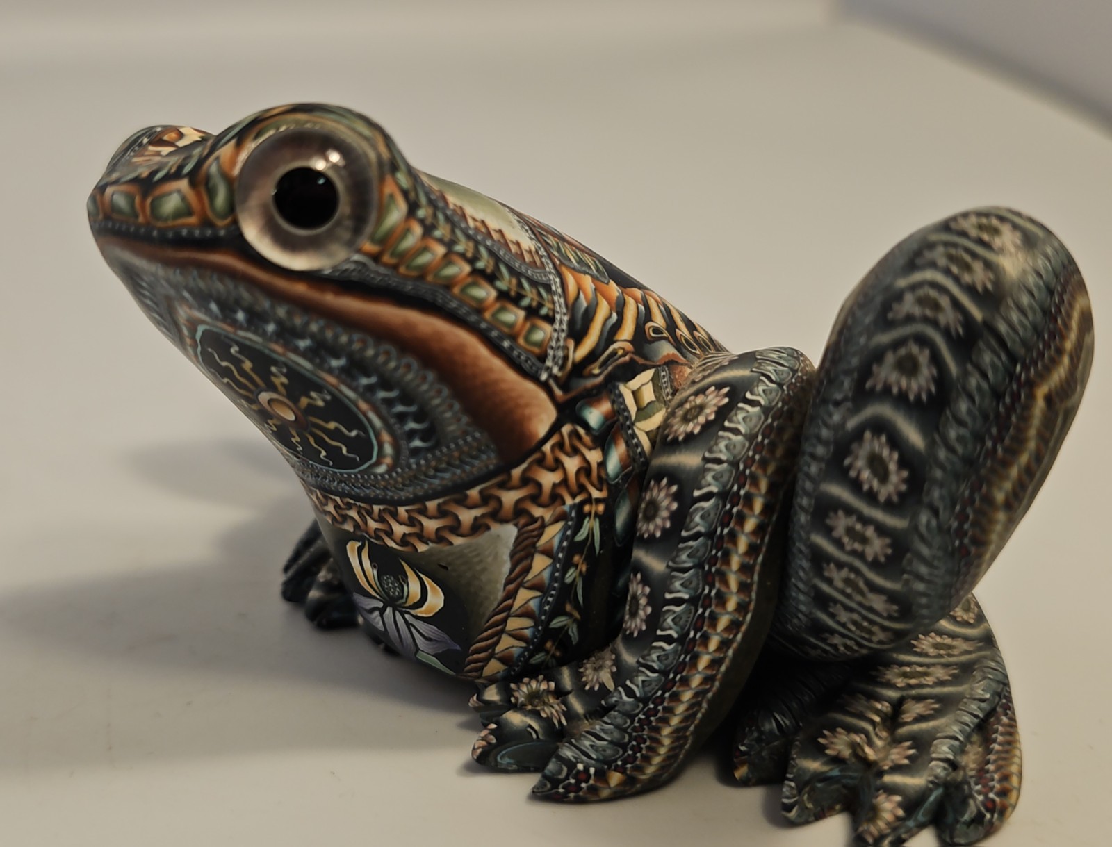Vintage Jon Stuart Anderson Fimo Clay Creations FROG Large