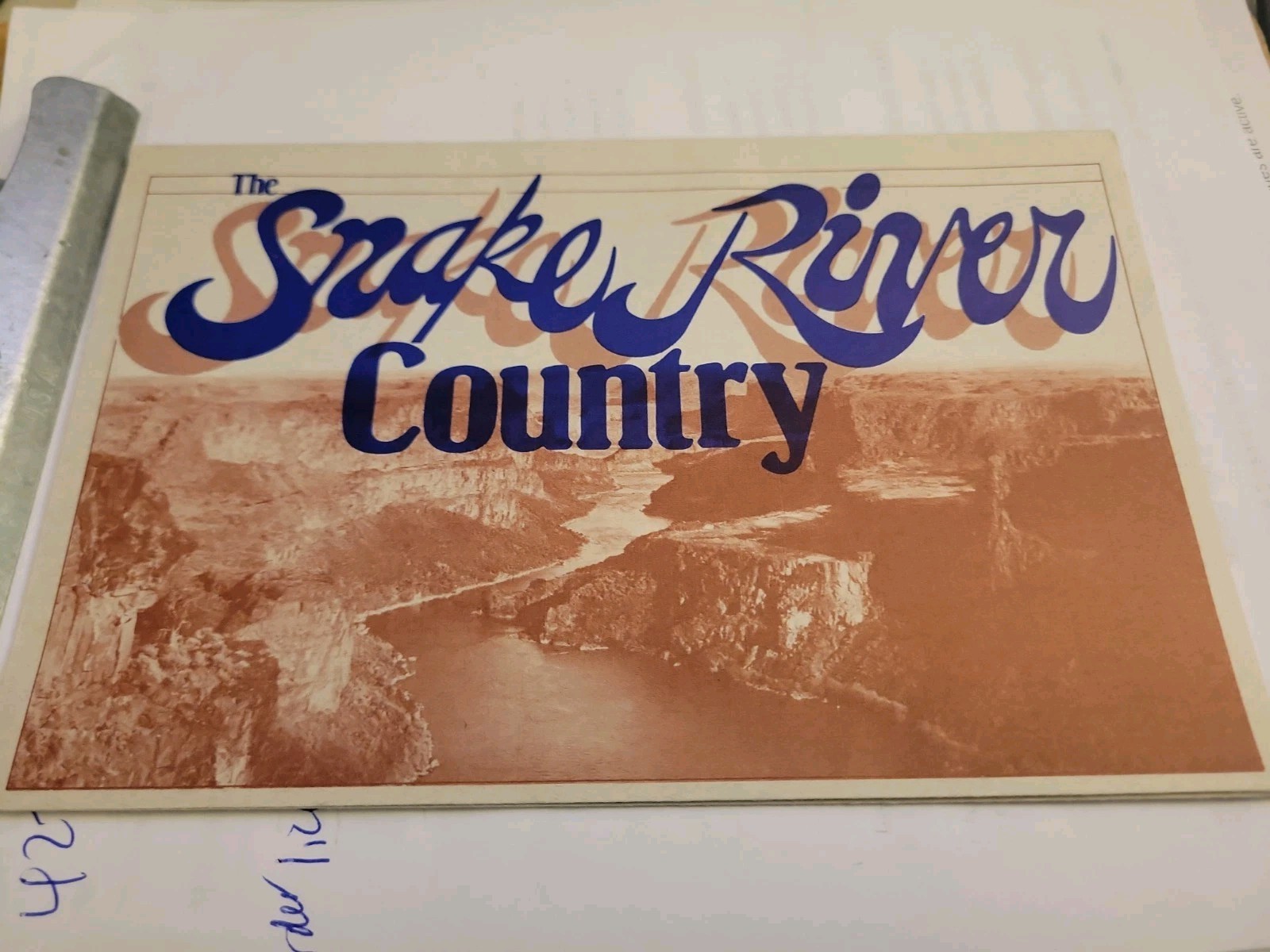 Vintage Snake River Country Pamphlet Vintage Snake River Country Pamphlet