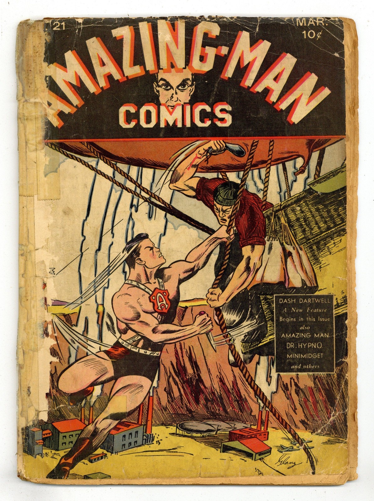 Amazing Man Comics #21 PR 0.5 1941