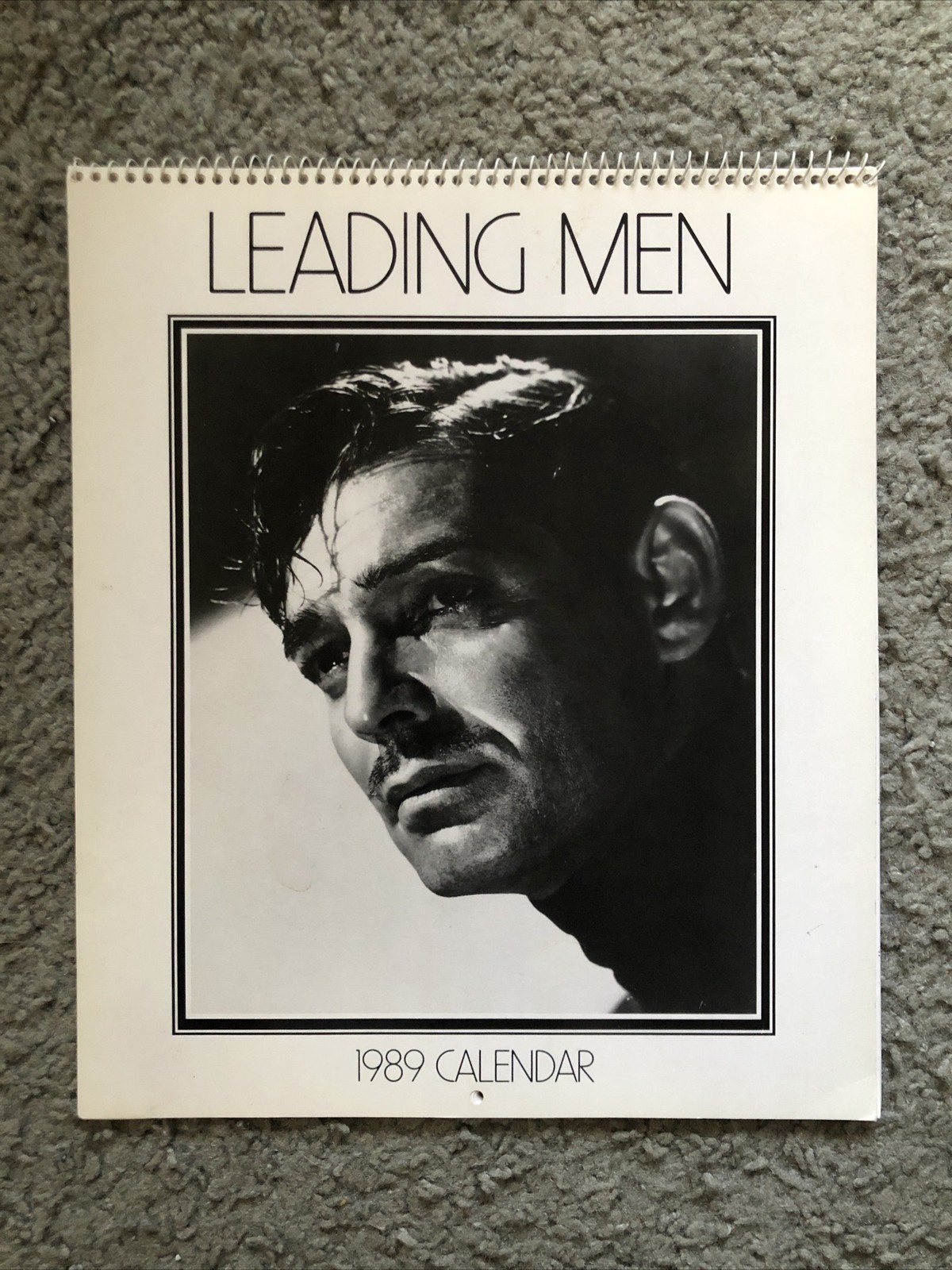 Vintage LEADING MEN 1989 Calendar Hollywood’s Leading Men Kobai Collection Rare