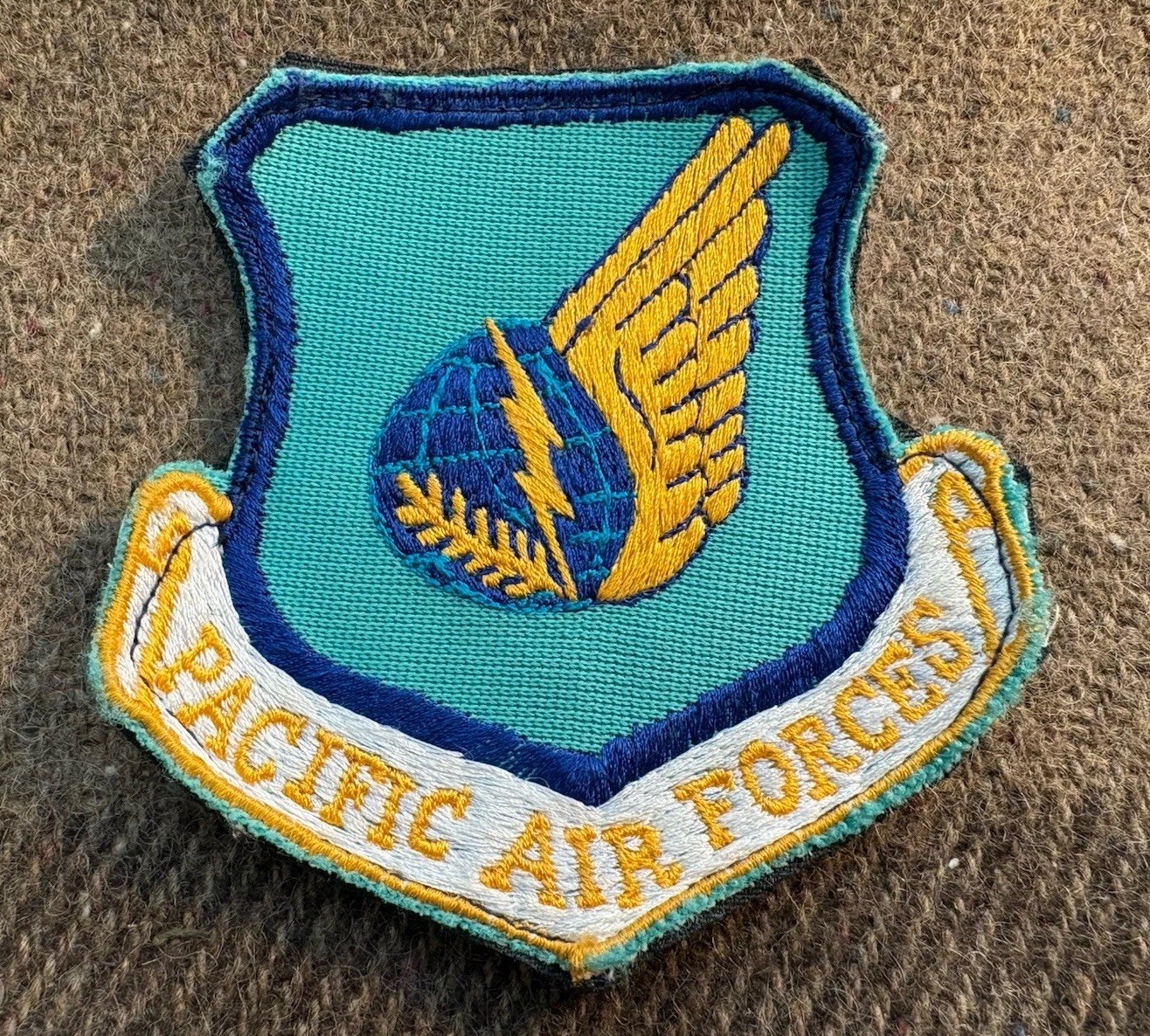 VN War USAF Pilot Flight Jacket Pacific Air Command PACAF w/ Period Hook Loop