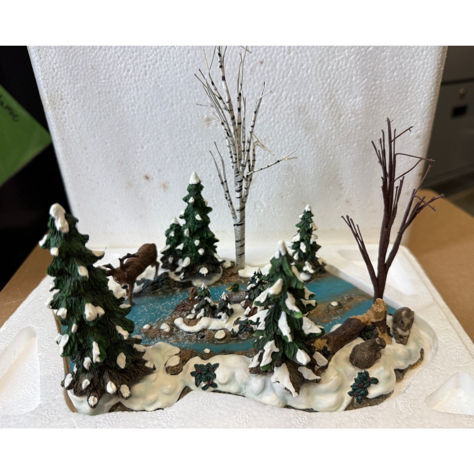 Department 56 Woodland Animals at Mill Creek Village Accessory Deer Ducks Winter