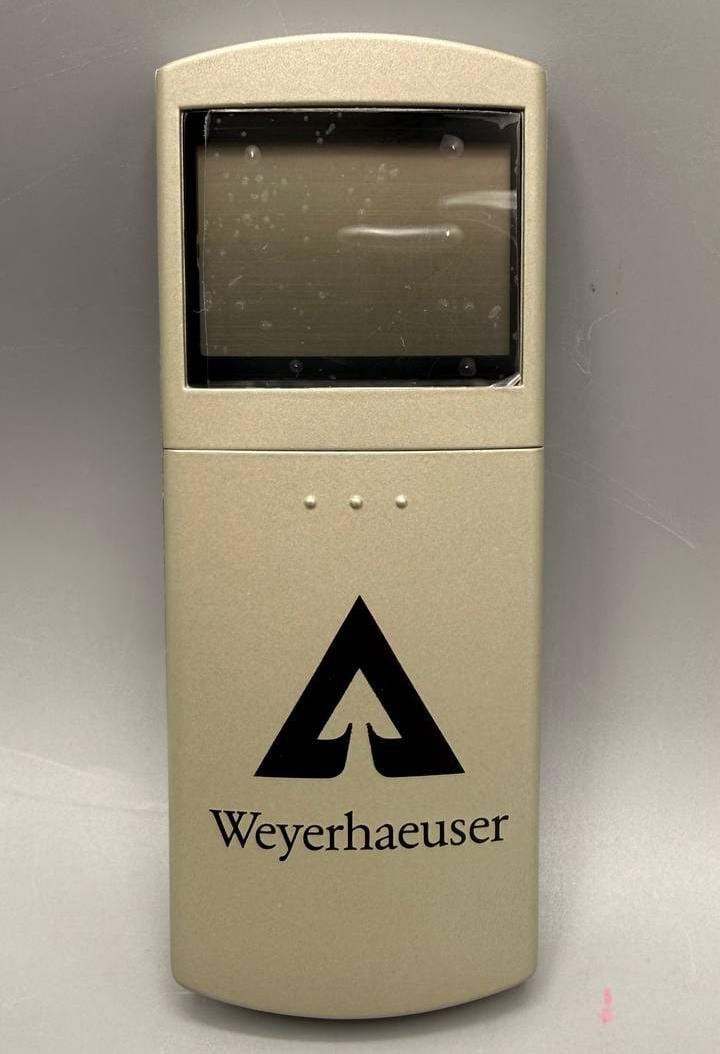 Vintage Weyerhaeuser Travel Clock Calculator Currency Converter Advertising New