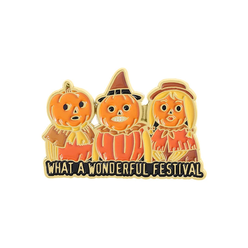 YOU'LL JOIN US SOMEDAY Enamel Pins Custom Halloween Pumpkin Brooches Lapel