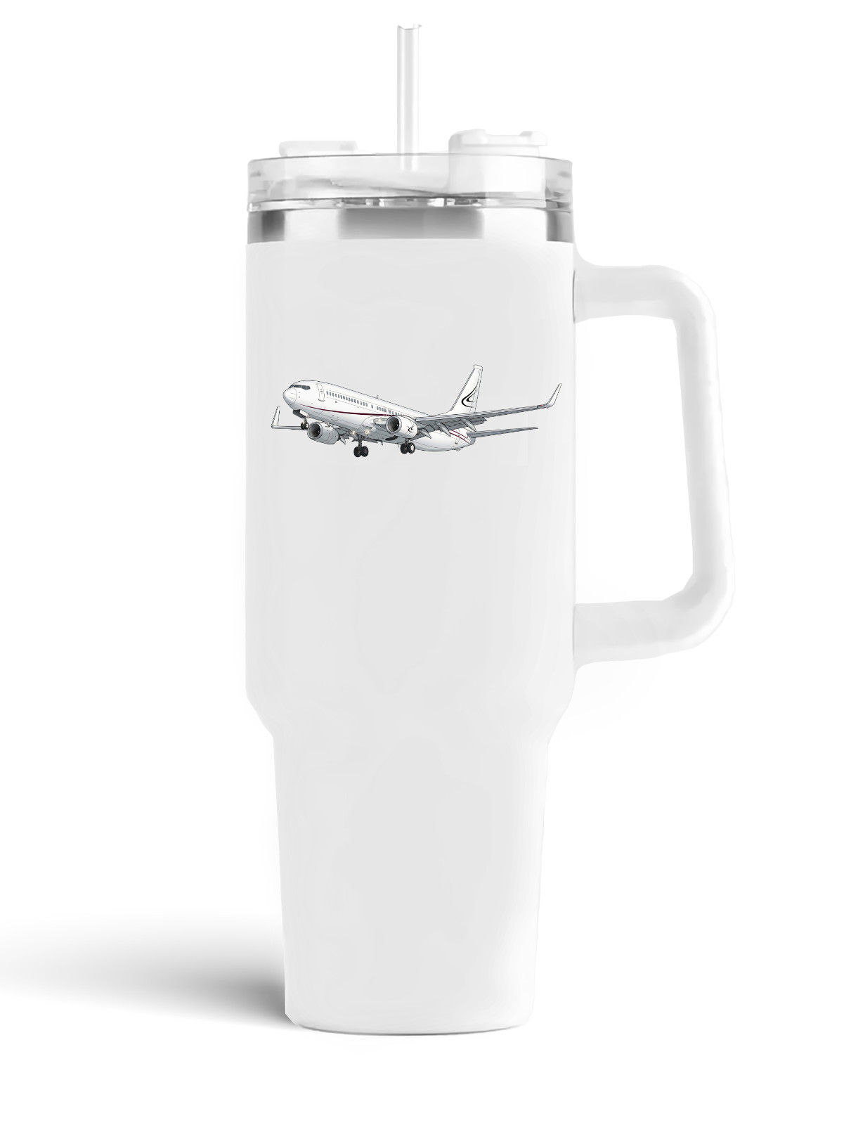Boeing Business Jet (BBJ) Stainless Steel Quencher Tumbler - 40oz.