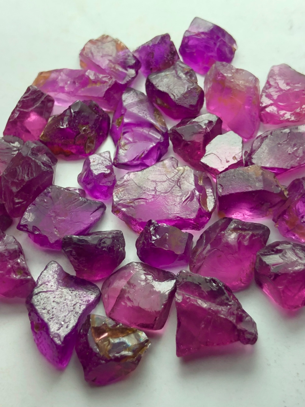 70Carat Natural Rodolight Garnet Purplish Pink Facet Grade Quality From @Madagas