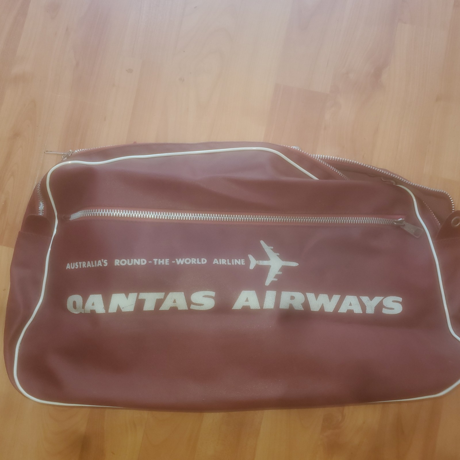 Vintage QANTAS Cabin Bag Australia 