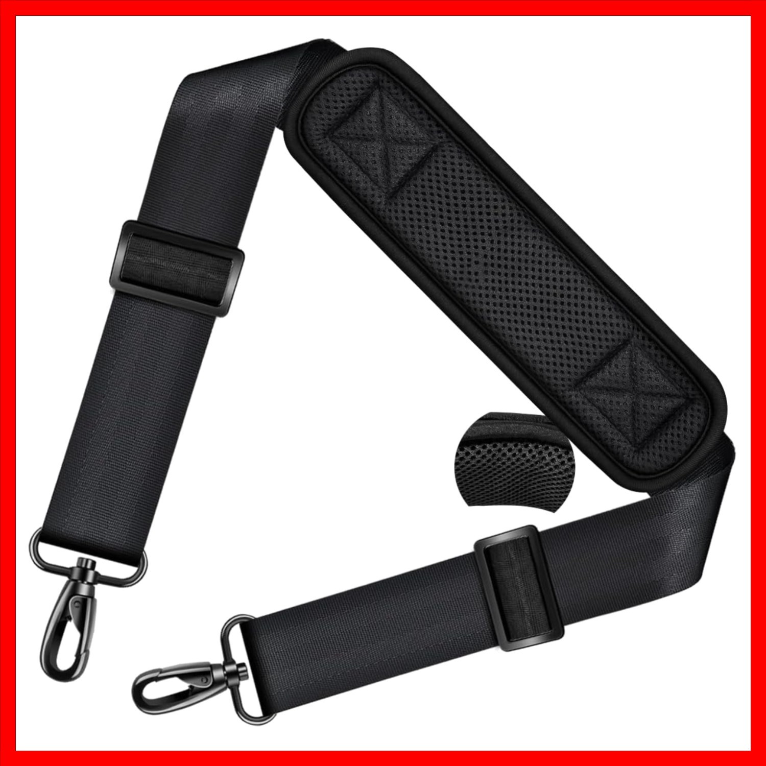 78 Inch Shoulder Strap,Black