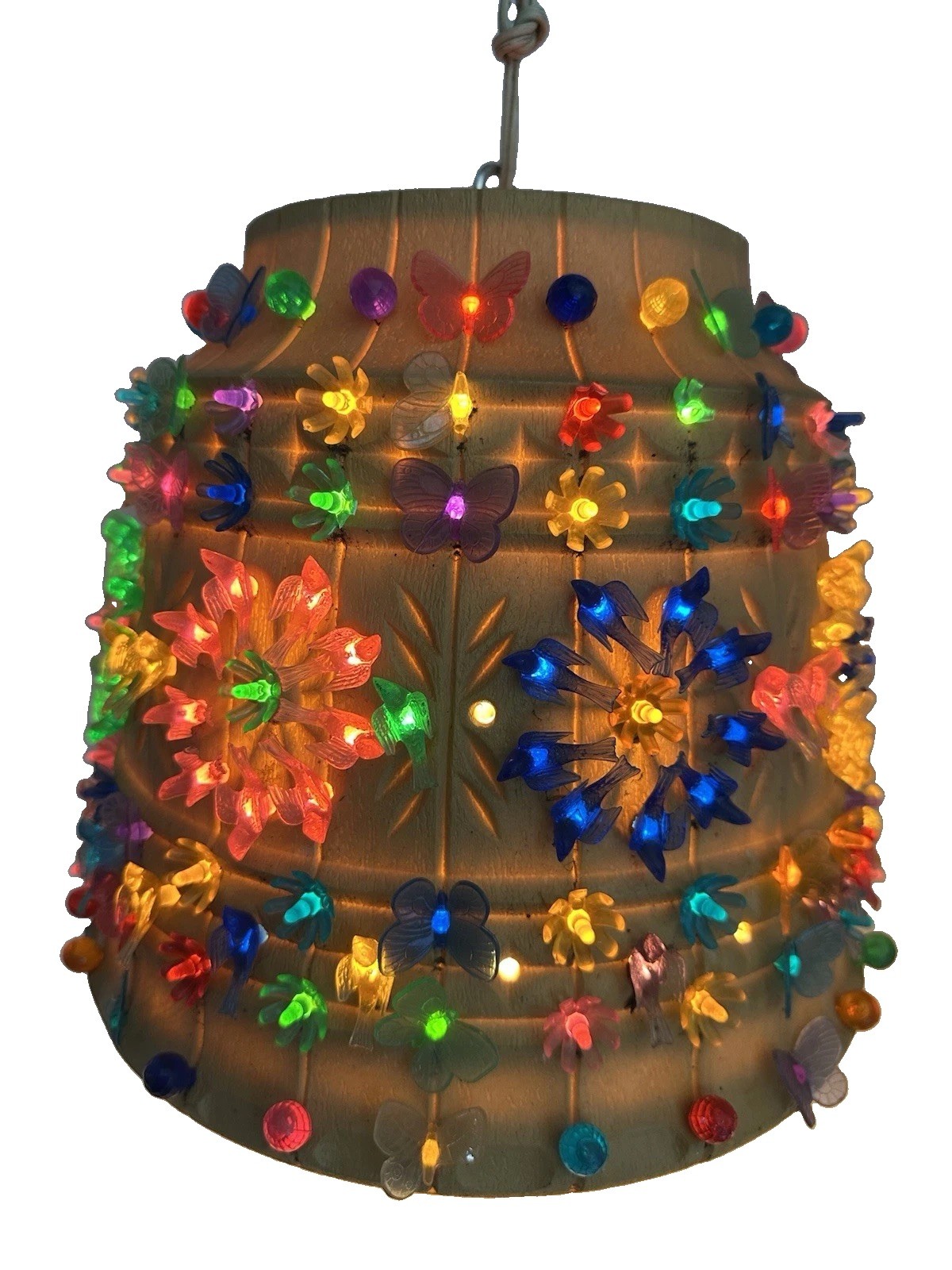 Lawnware MCM Hanging Patio Bar Deck Camp Swag Lamp Light 2310 Large Retro WORKS 