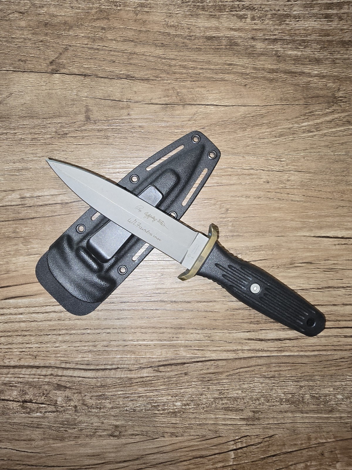 1998-99 Boker Applegate Fairbairn Combat Knife 1st Gen Serial #418 440C Solingen