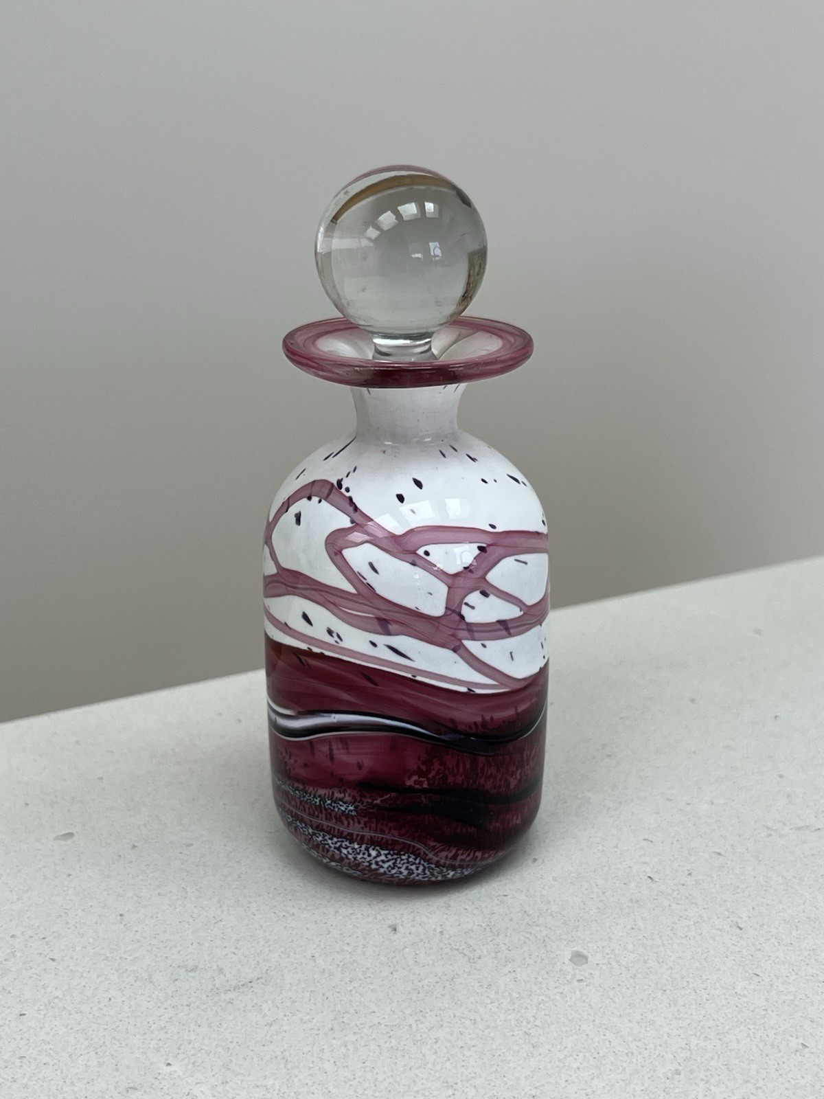 Vintage Gozo Glass Perfume Bottle