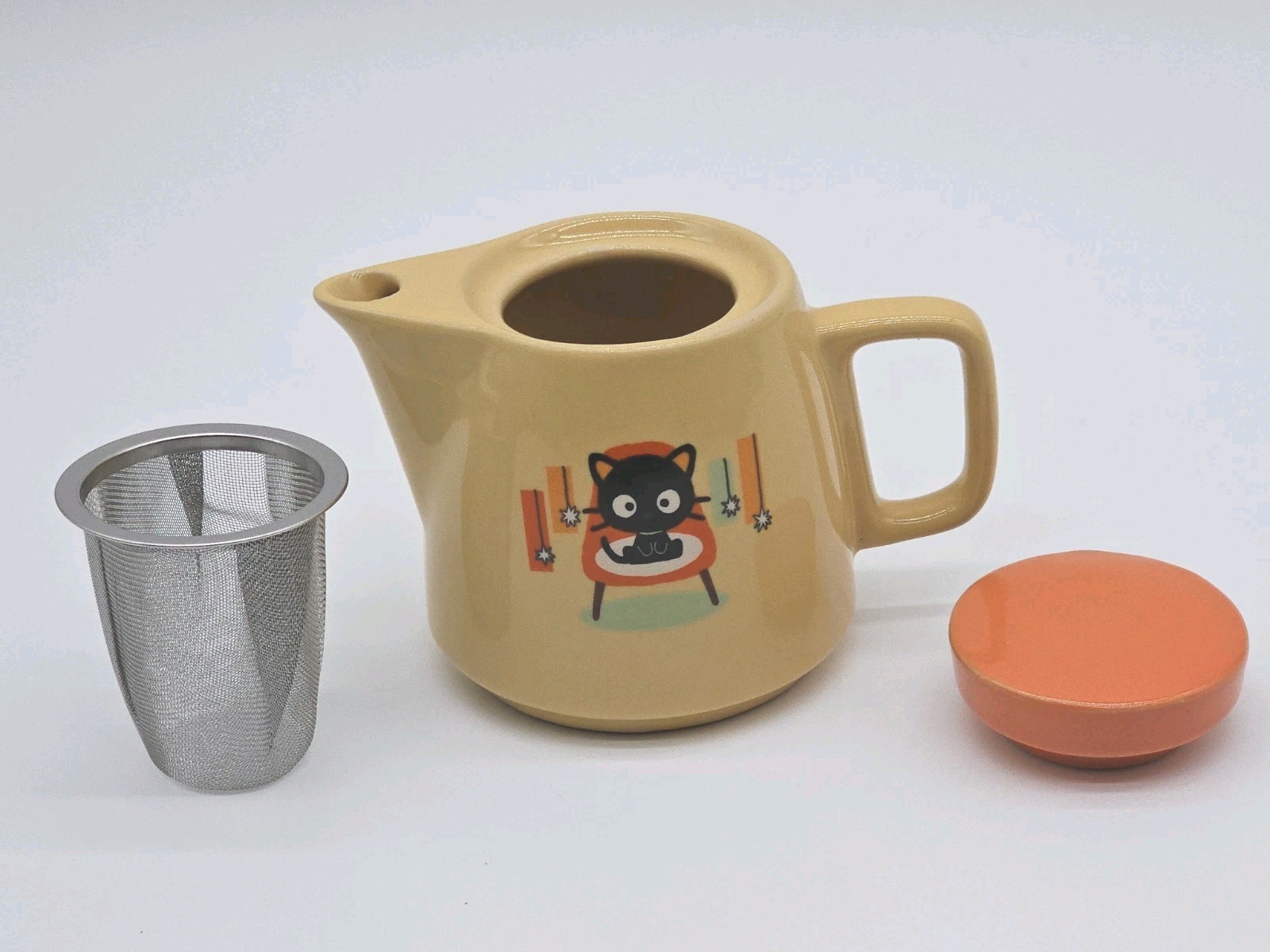 RARE San Rio Choco Cat Ceramic Mini Tea Pot• Hello Kitty 2004 Y2K MINT UNUSED RARE San Rio Choco Cat Ceramic Mini Tea Pot• Hello Kitty 2004 Y2K MINT UNUSED