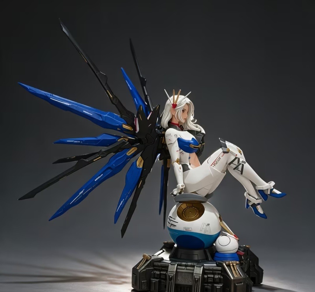 Gundam Girl Anime Figure  PVC Collectible Mecha Statue US Seller-NIB-in Stock