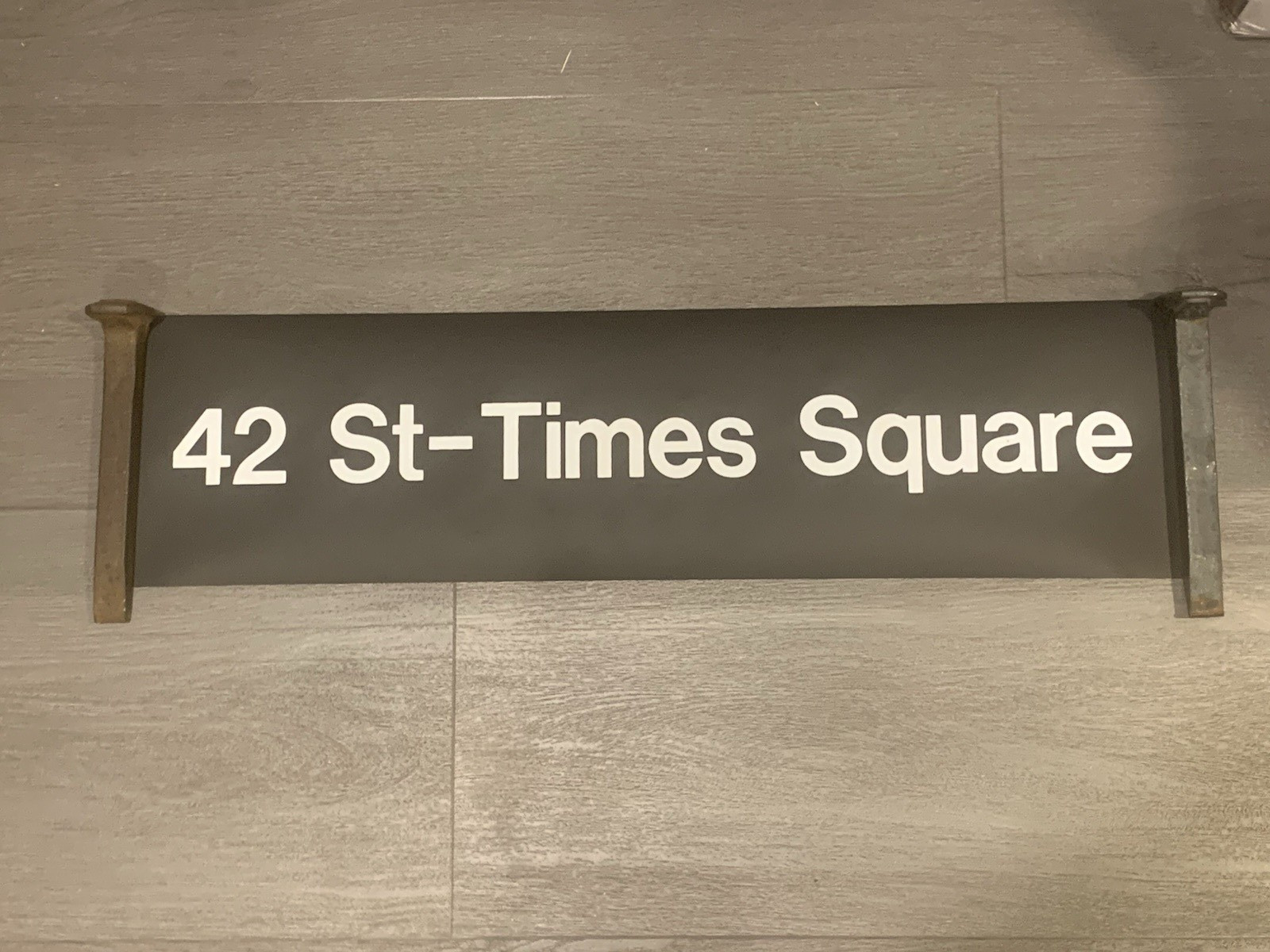 NY NYC SUBWAY ROLL SIGN 1 LINE 42 STREET TIMES SQUARE BROADWAY MIDTOWN MANHATTAN