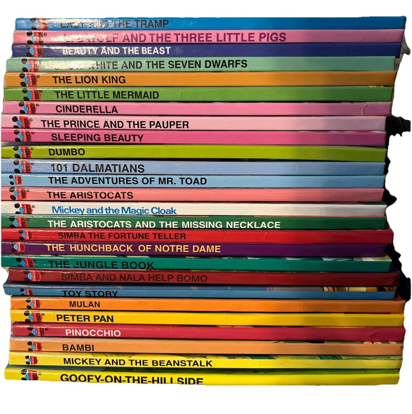 Vintage Disney Wonderful World of Reading Hardcover Book Lot – 26 Books