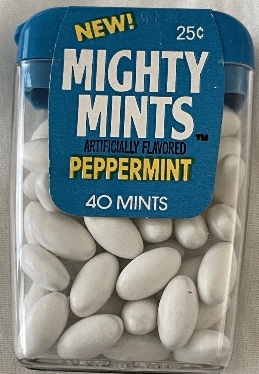Vintage 1970’s LIFE SAVERS MIGHTY MINTS PEPPERMINT  Unopened  NOS  Super Rare
