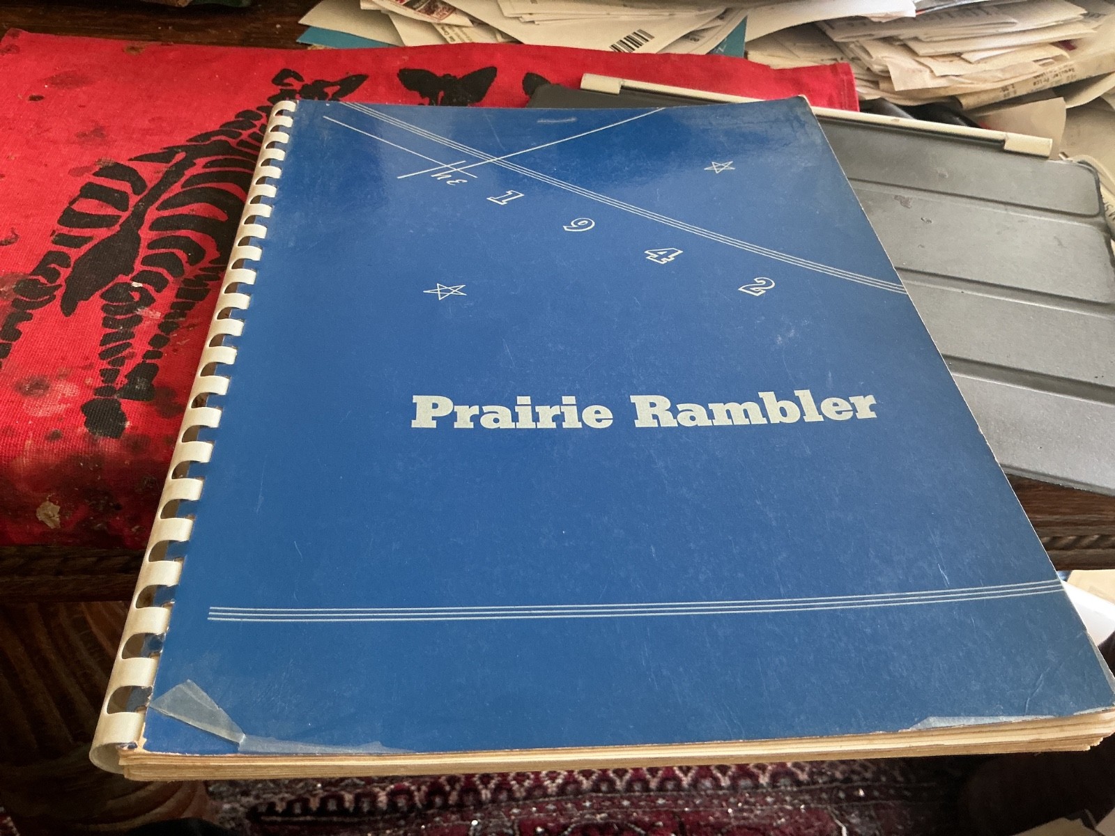 Prairie Rambler 1942 High School Yearbook Prairie City, Illinois