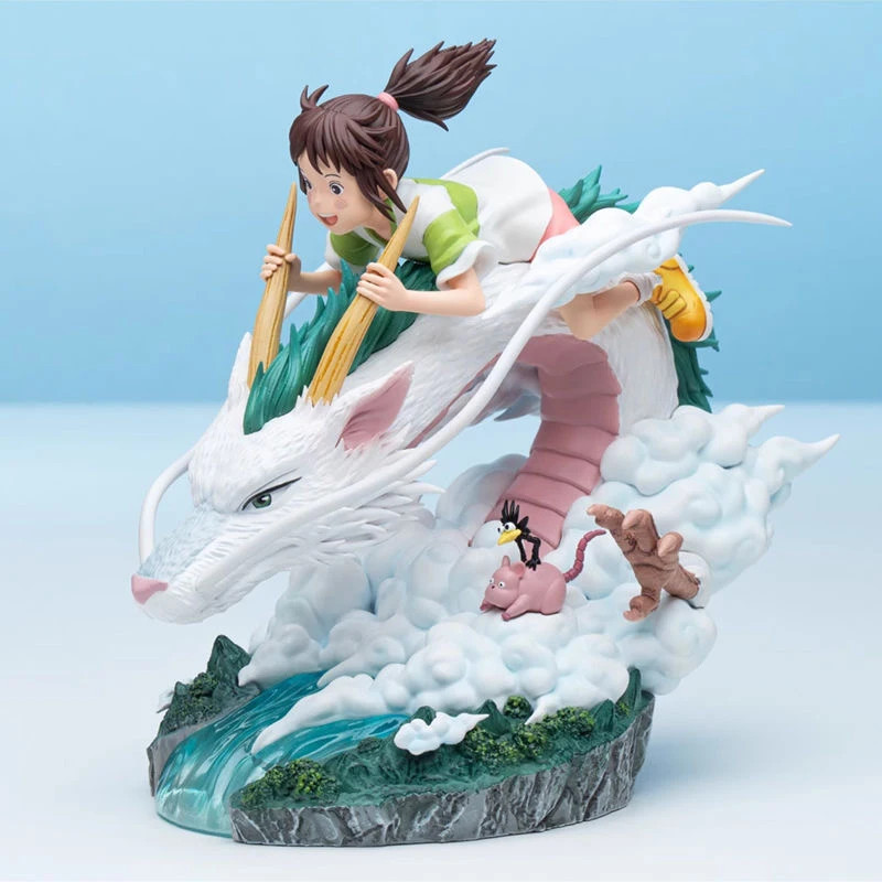 Spirited Away Chihiro & Haku PVC Anime Figure Collectible Action Model New Gift