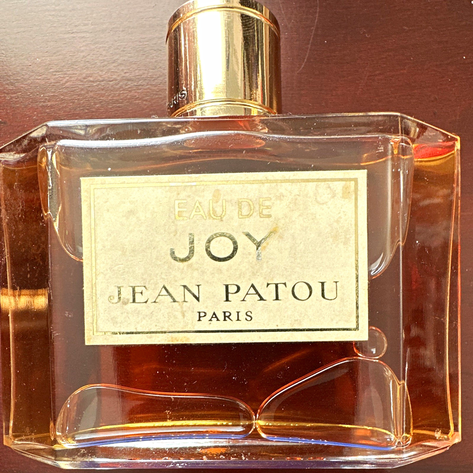 Jean Patou Eau de Joy Paris Perfume Bottle Made in France Collectible Jean Patou Eau de Joy Paris Perfume Bottle Made in France Collectible