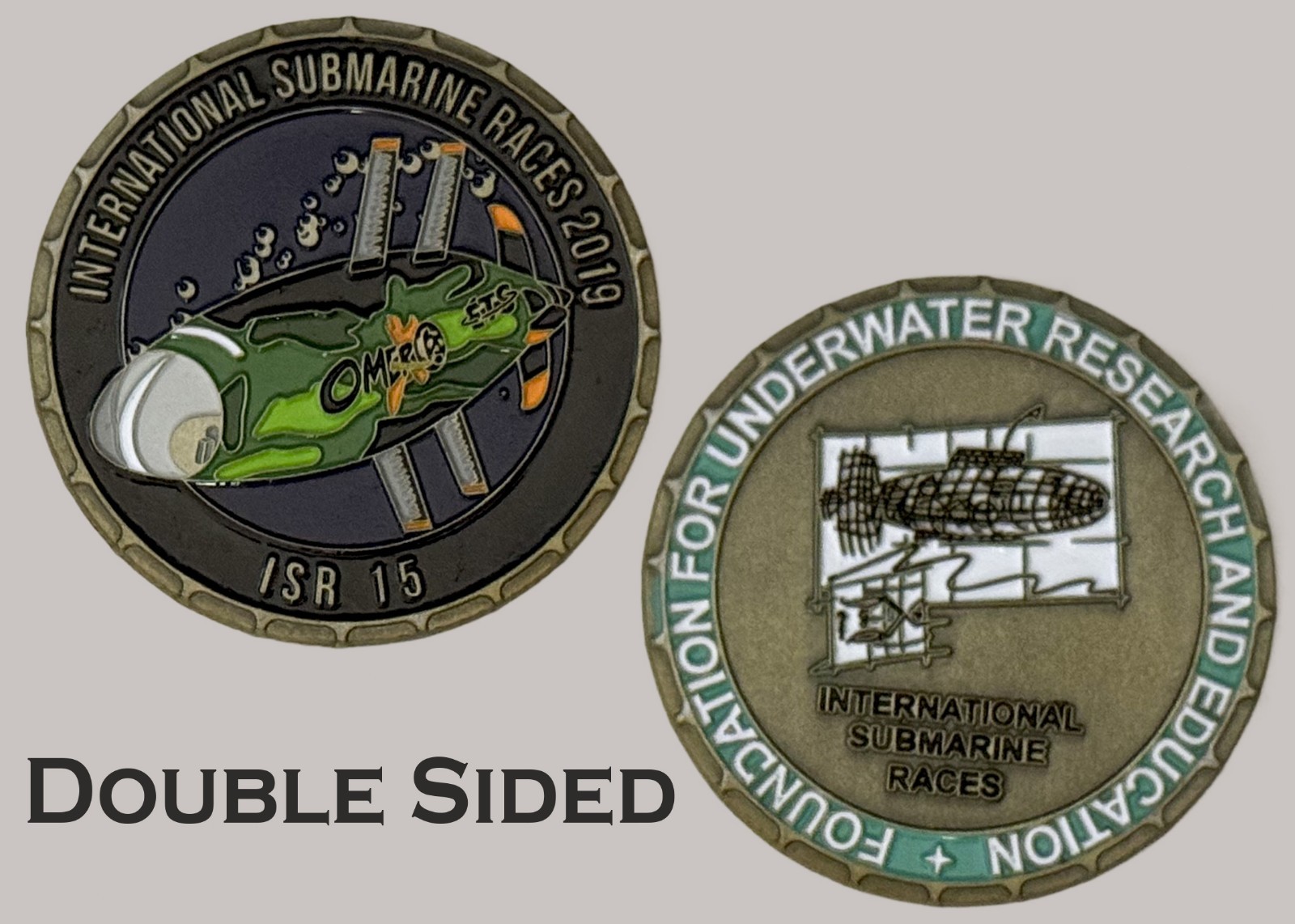 2019 International Submarine Races Underwater Research Challenge Coin  J#18