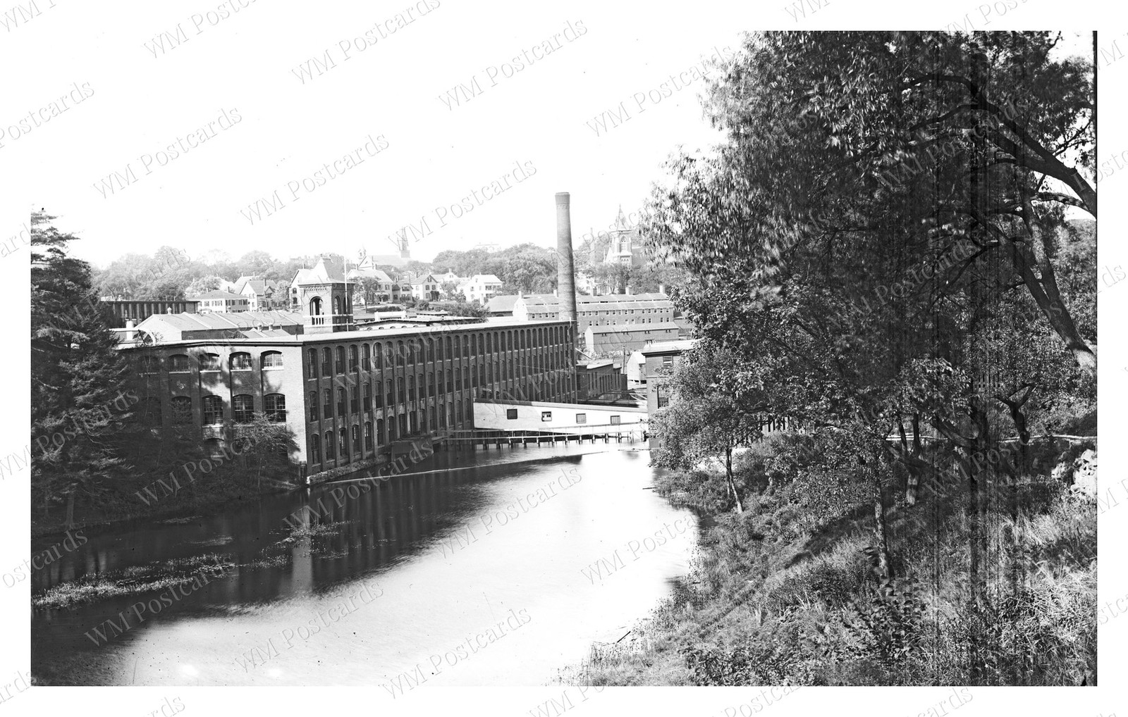 Lawrence Massachusetts 1902-1907 Andover Mills Standard Postcard