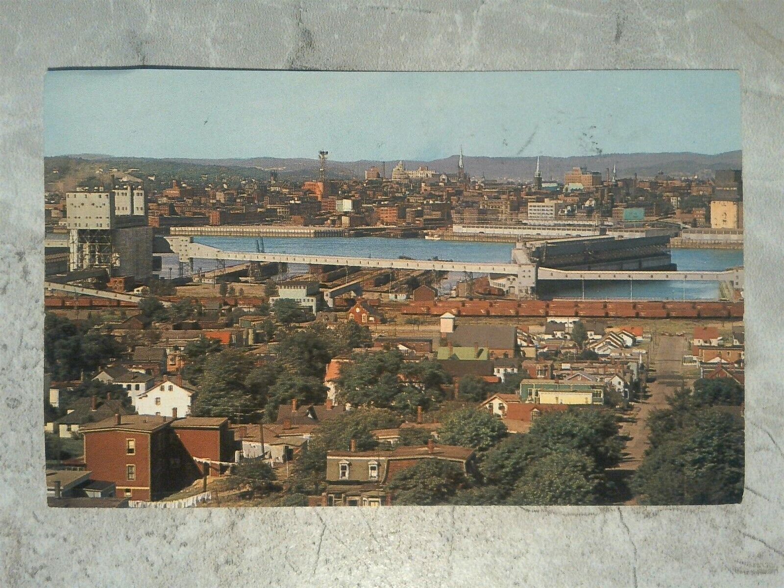 VTG c1964 Postcard Saint John Viewed From Martello Tower New Brunswick Canada