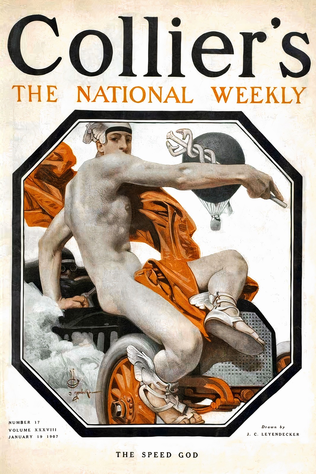 Collier's 1907 J.C. Leyendecker Art Print ๐๏ธ 16x24โ Premium Matte๐ Collier's 1907 J.C. Leyendecker Art Print ๐๏ธ 16x24โ Premium Matte๐