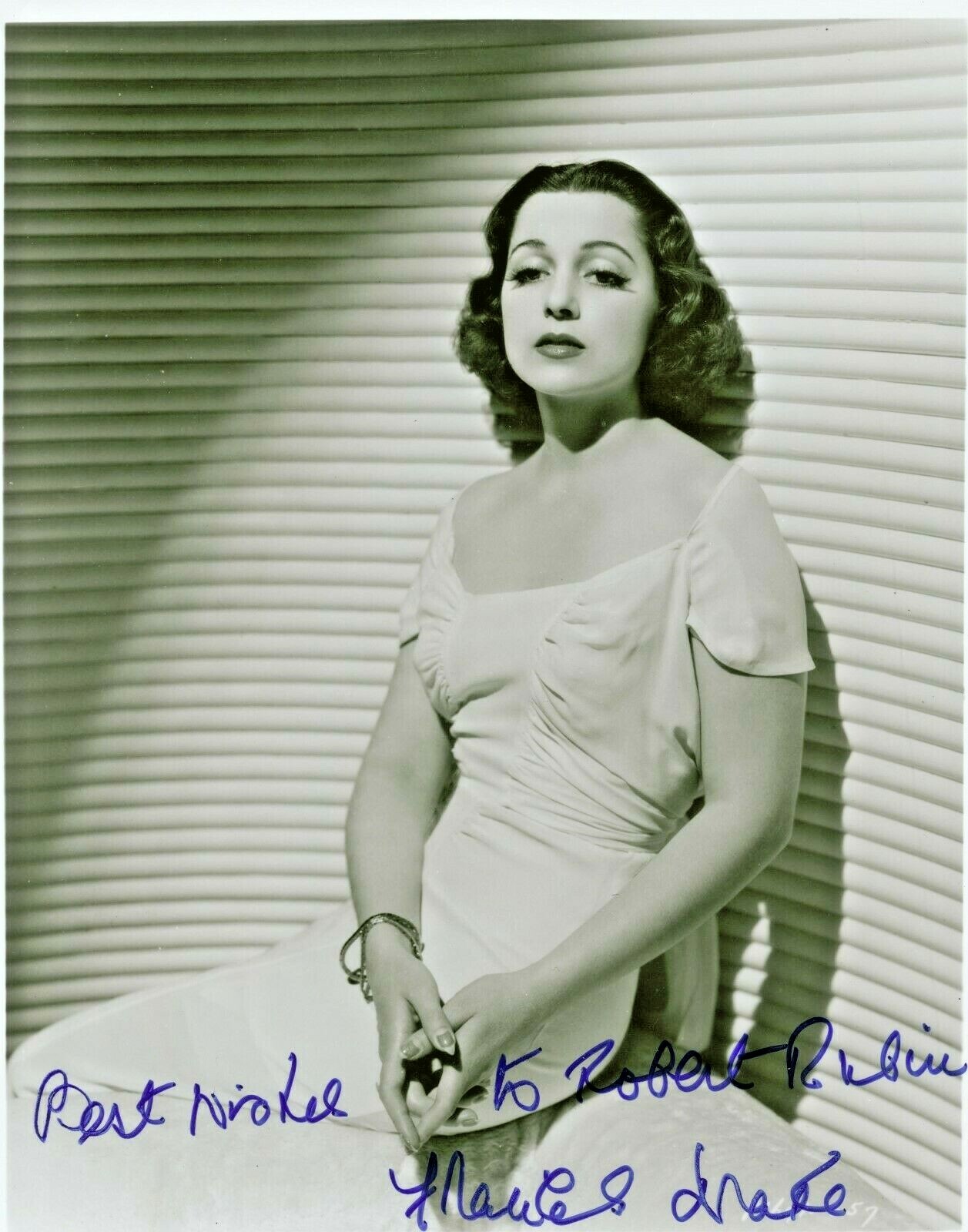 Frances Drake Original Signed Photo