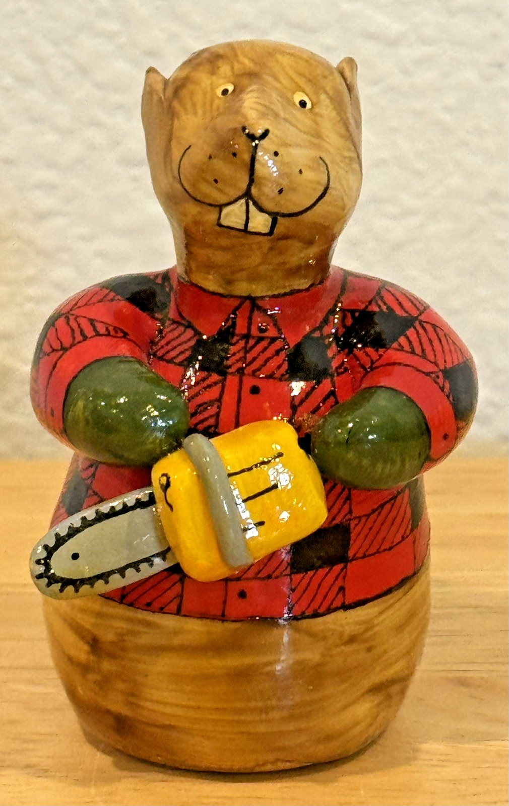 Vintage Rare HTF S. Greenleaf Lumberjack Beaver 2.5\ Vintage Rare HTF S. Greenleaf Lumberjack Beaver 2.5\