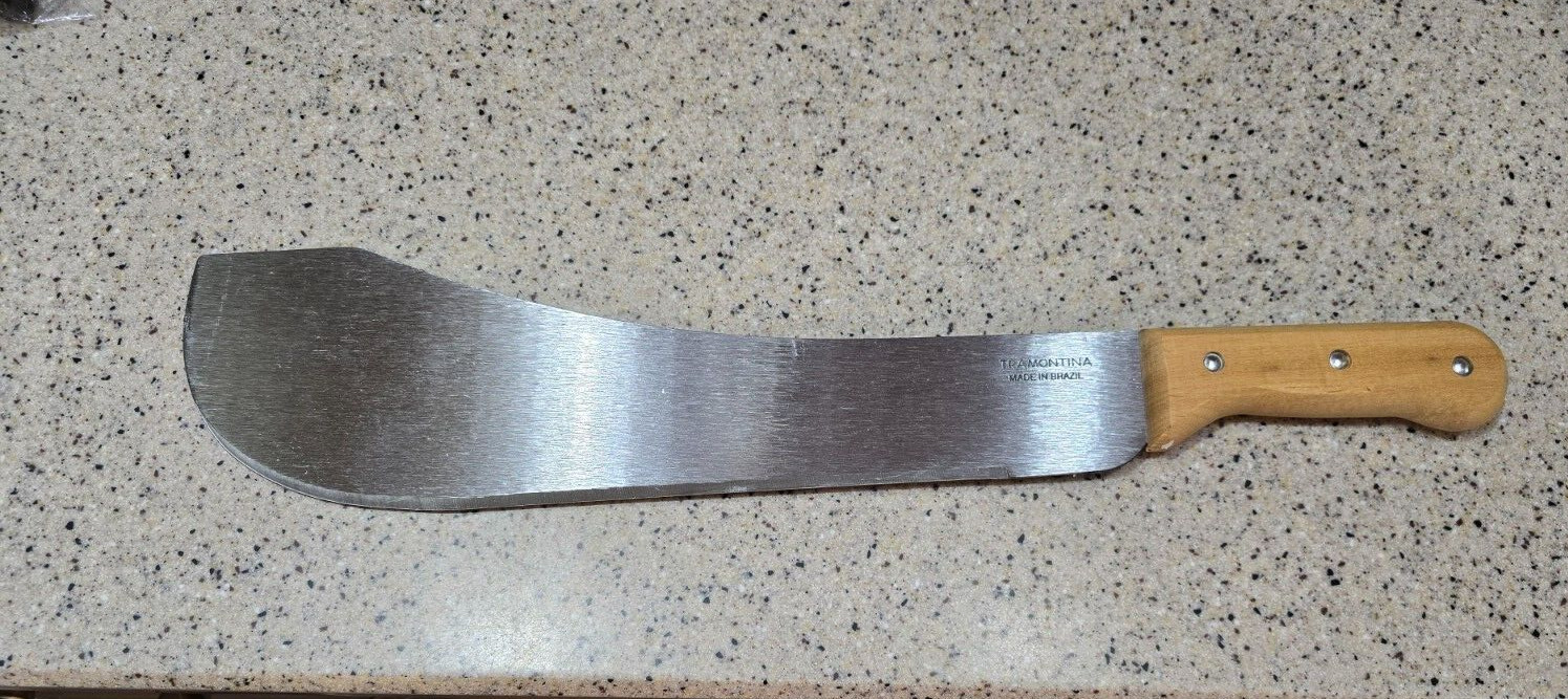 Massive Tramontina Bolo Machete Wood handle 15 Massive Tramontina Bolo Machete Wood handle 15