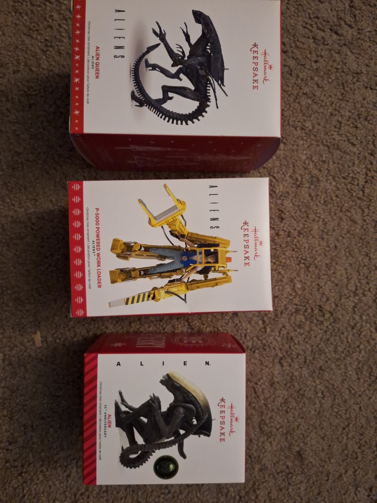 Hallmark Keepsake P-5000 POWERED WORK LOADER  Aliens Ripley Queen Lot Of 3
