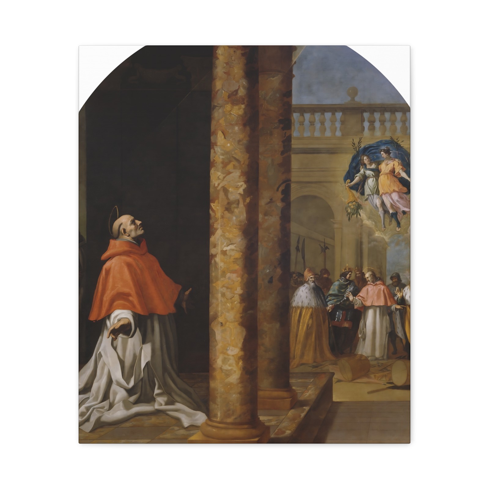 Carducho, Vicente - Recognition of the Carthusian Saint - Canvas Wall Art