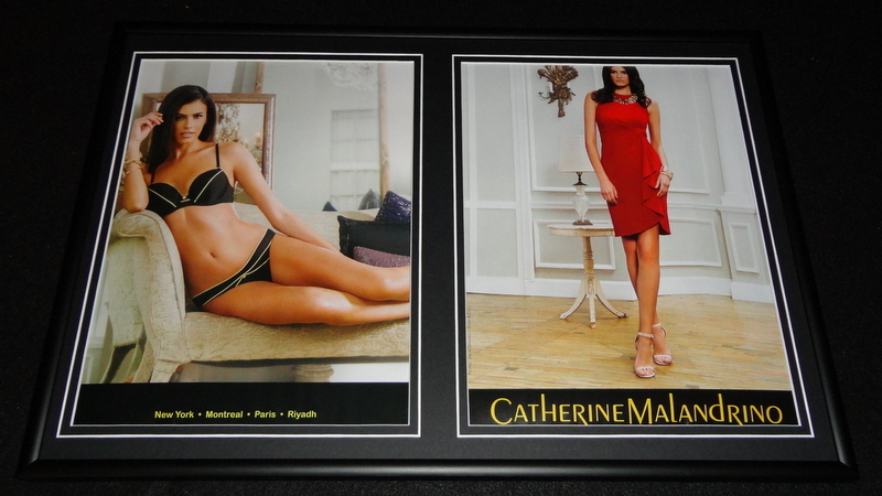 2015 Catherine Malandrino Framed 12x18 ORIGINAL Advertising Display