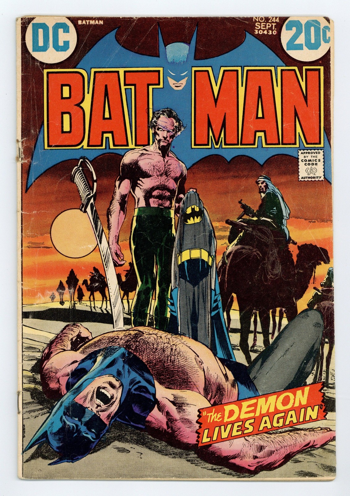 Batman #244 GD+ 2.5 1972