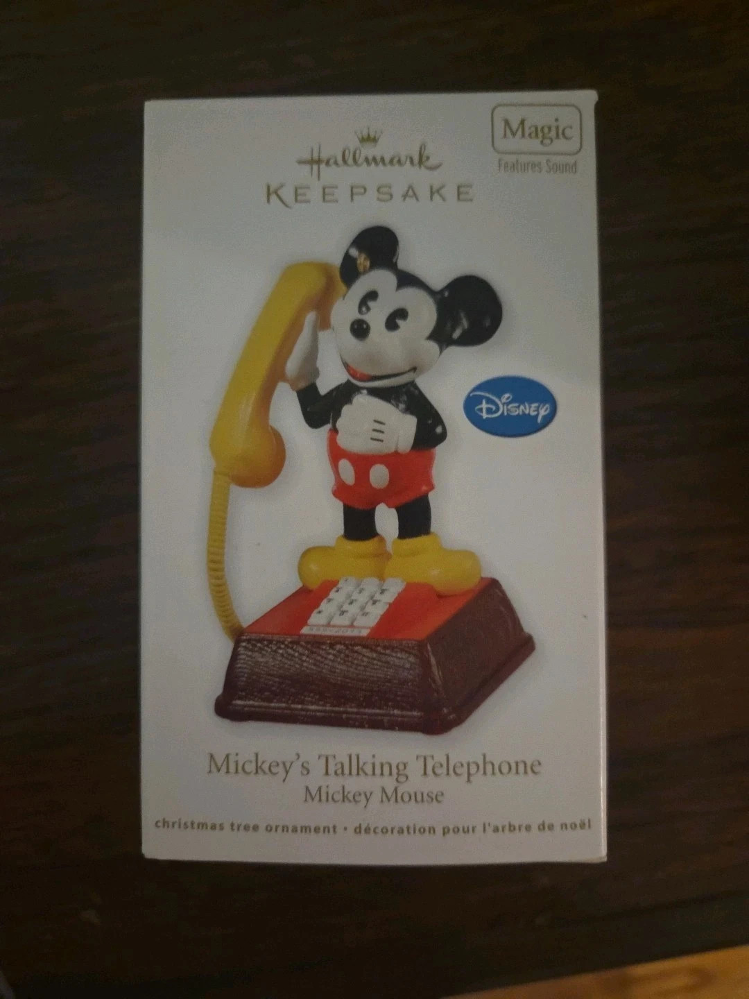 2011 Hallmark Keepsake Mickey\'s Talking Telephone Mickey Mouse -5-1-26-26