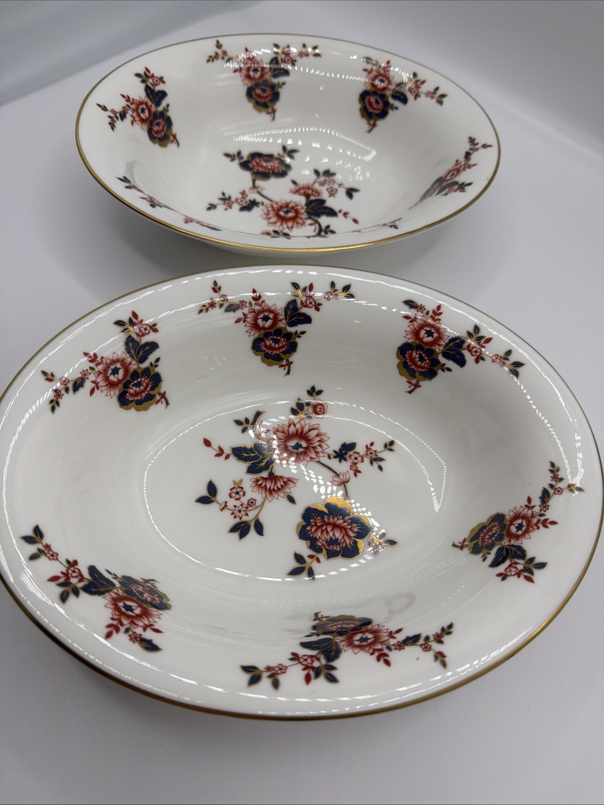 Coalport  Bone  China Made In england Est 1750 S 2 serving Bowls