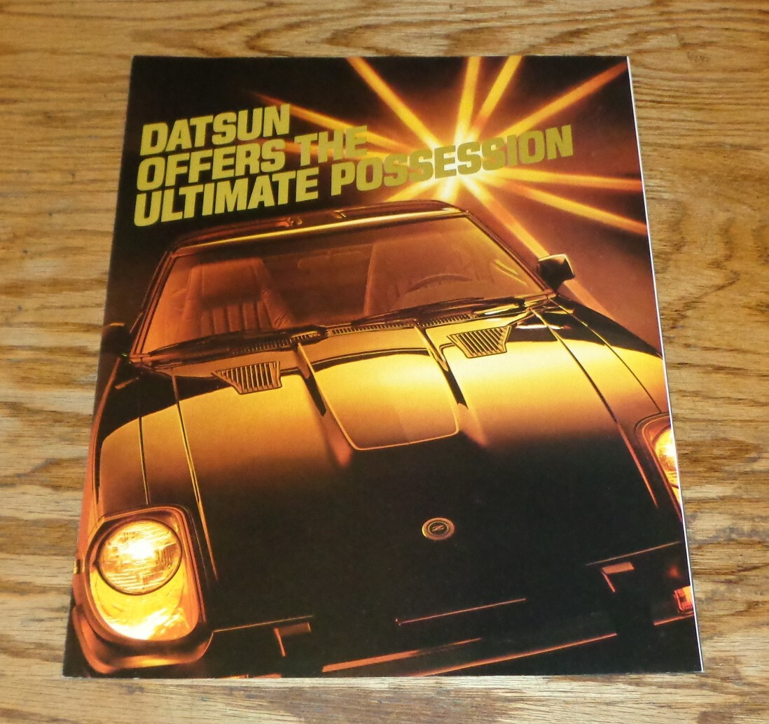 Original 1980 Datsun Black Gold 10th Anniversary Edition 280ZX Sales Brochure 80 Original 1980 Datsun Black Gold 10th Anniversary Edition 280ZX Sales Brochure 80