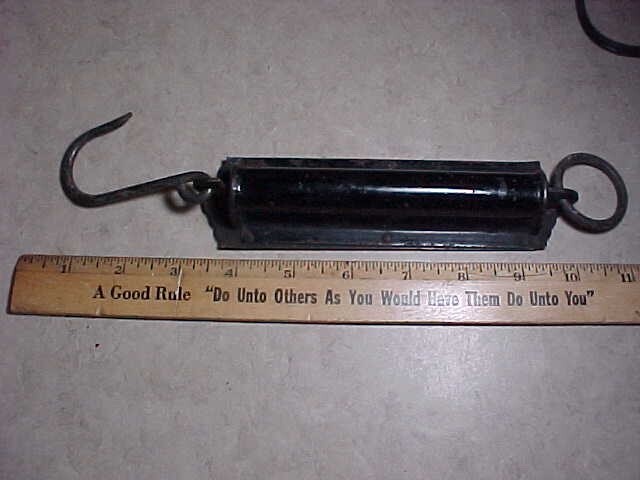 From estate-Antique Landers Improved Spring Balance-25 pounds-works fine