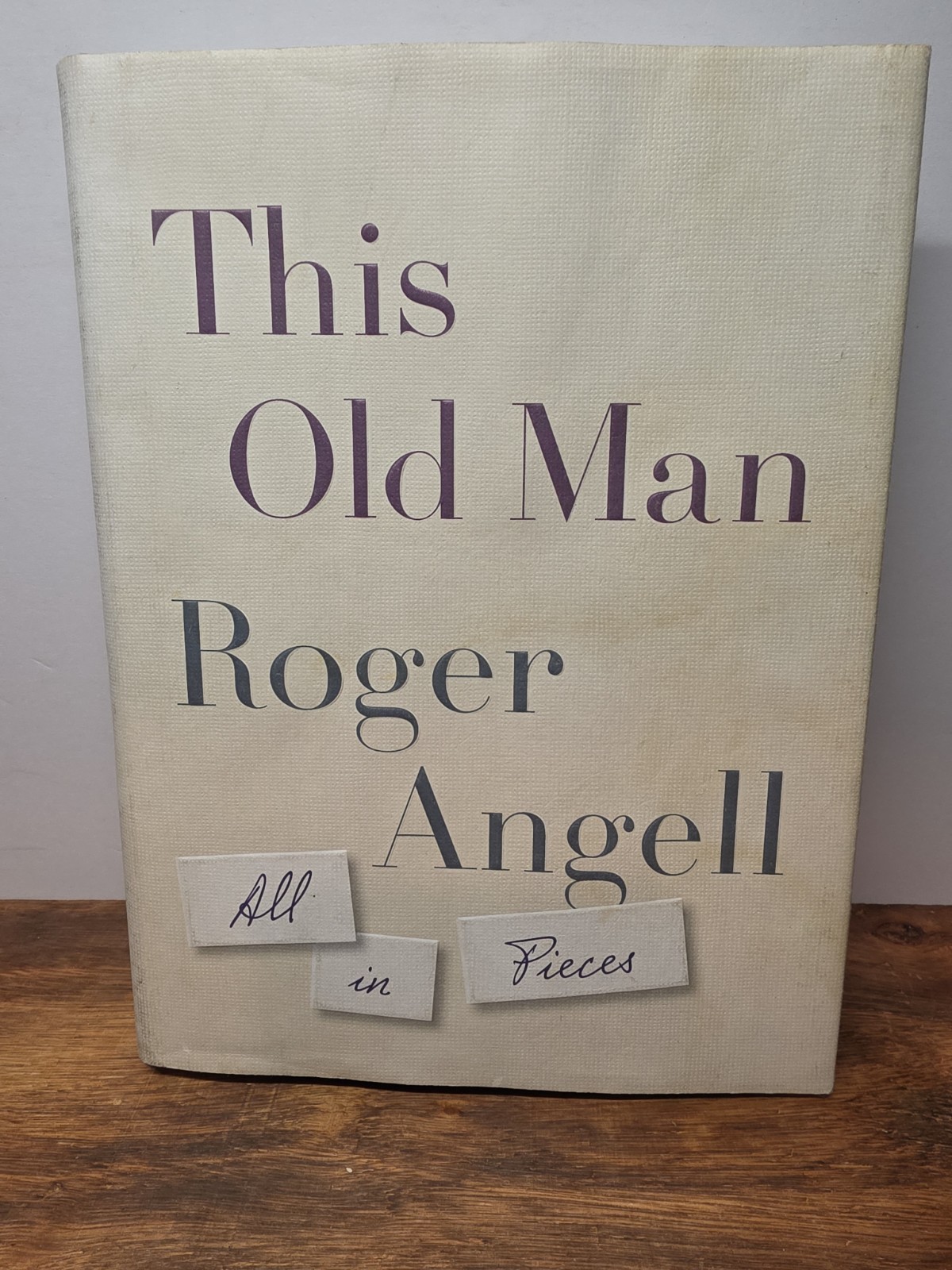 This Old Man Signed by Roger Angell Son to His Family Hardcover Book 2015 1st DJ