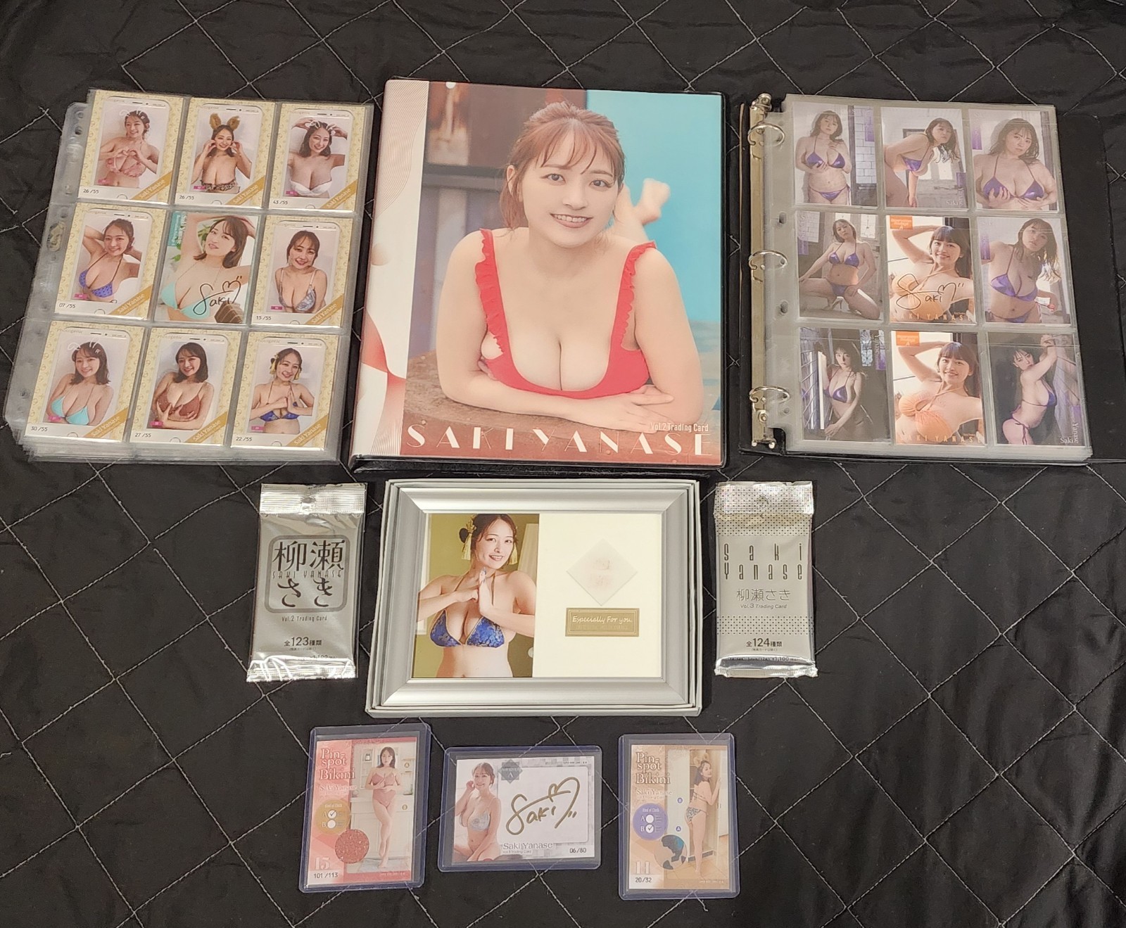Saki Yanase Hit's Trading Card Binder Collection w/ Extras